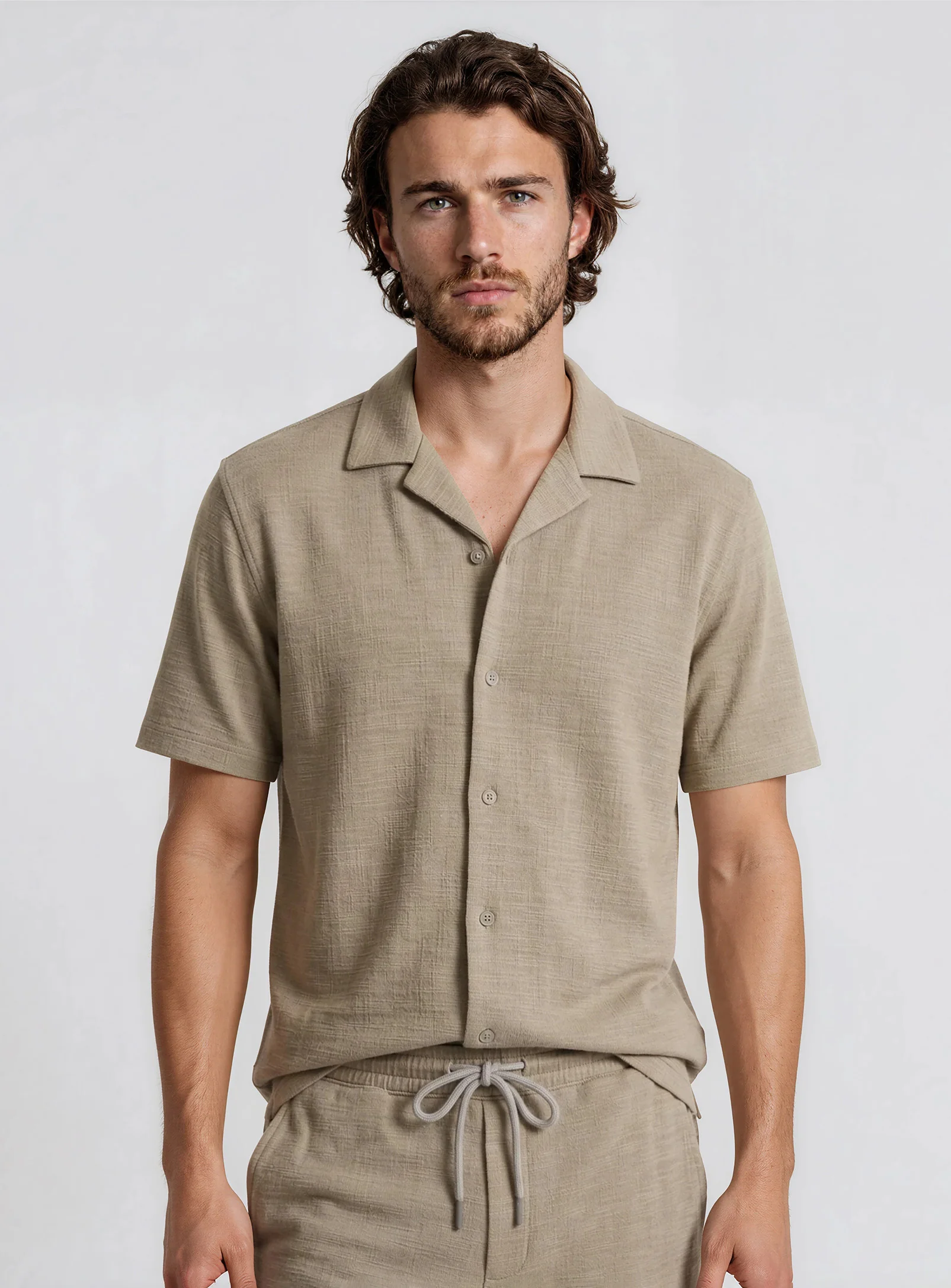 ZAYN | Textured Knit Short-Sleeve Shirt || ZAYN | Chemise à manches courtes en tricot texturé - Image 28